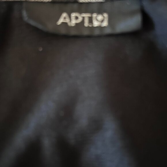 Apt 9 Sleeveless Ruffled Blouse Black and Gray 1X - Picture 5 of 6